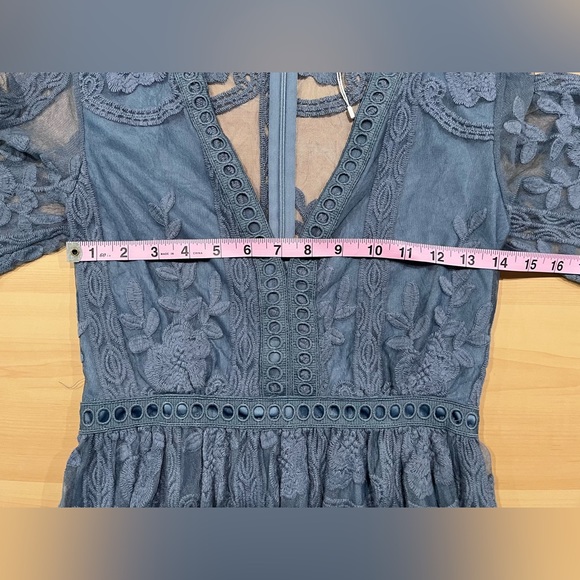 Pink Lily lace maxi dress. Size S. - Picture 8 of 10